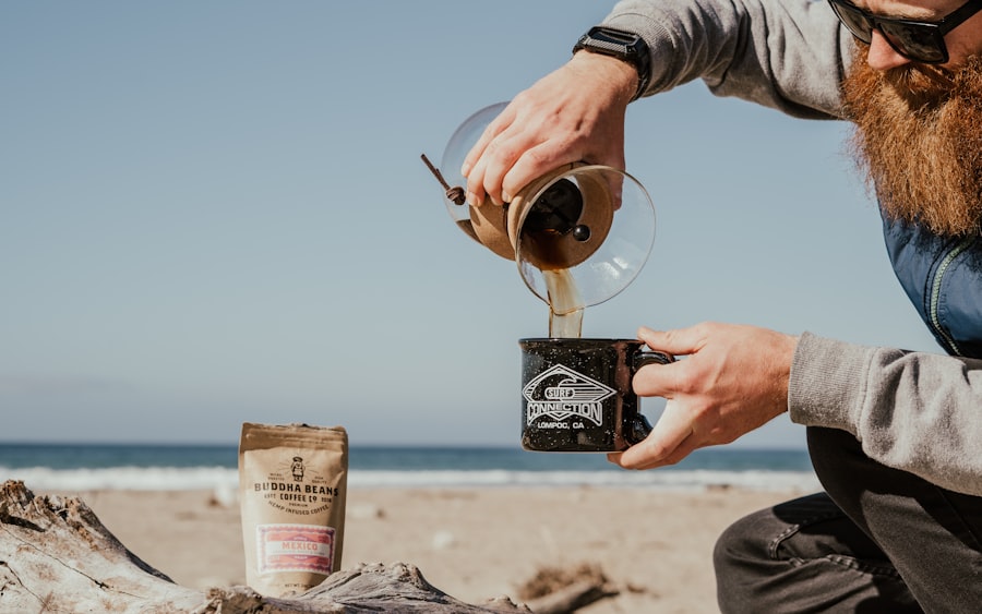 Photo organic coffee